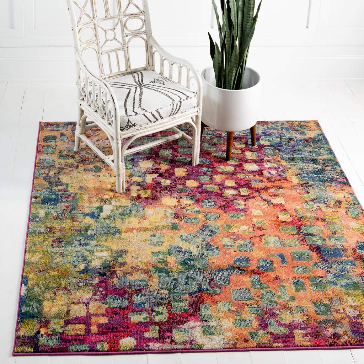 ColorMagic™ Blue Wave Rug