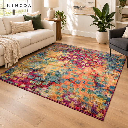 ColorMagic™ Blue Wave Rug